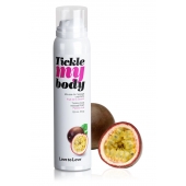 Массажная хрустящая пенка Tickle my body с ароматом маракуйи - 150 мл. - Love to Love - купить с доставкой в Салавате