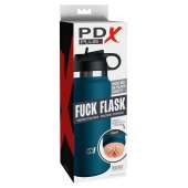 Мастурбатор-вагина в синей колбе F*ck Flask - Pipedream - в Салавате купить с доставкой