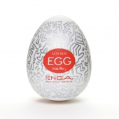 Мастурбатор-яйцо Keith Haring EGG PARTY - Tenga - в Салавате купить с доставкой