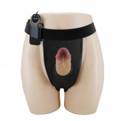 Полый вибрострапон на регулируемых трусиках Draven - 17,5 см. - Baile - купить с доставкой в Салавате