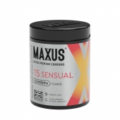 Анатомические презервативы MAXUS Sensual - 15 шт. - Maxus - купить с доставкой в Салавате