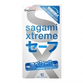 Презервативы Sagami Xtreme Ultrasafe с двойным количеством смазки - 10 шт. - Sagami - купить с доставкой в Салавате