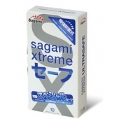 Презервативы Sagami Xtreme Ultrasafe с двойным количеством смазки - 10 шт. - Sagami - купить с доставкой в Салавате