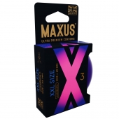Презервативы Maxus XXL увеличенного размера - 3 шт. - Maxus - купить с доставкой в Салавате