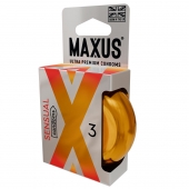 Презервативы анатомической формы Maxus Sensual - 3 шт. - Maxus - купить с доставкой в Салавате