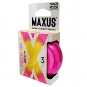 Ароматизированные презервативы Maxus Exotic Mix - 3 шт. - Maxus - купить с доставкой в Салавате