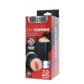 Двусторонний мастурбатор REALSTUFF 2 IN 1 HUMMER MOUTH   VAGINA - ротик и вагина - Dream Toys - в Салавате купить с доставкой