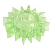 Зеленое эрекционное кольцо-солнце - Toyfa Basic - в Салавате купить с доставкой