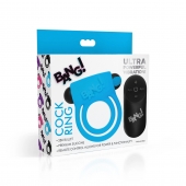 Голубое эрекционное виброкольцо 28X Remote Control Vibrating Cock Ring   Bullet - XR Brands - в Салавате купить с доставкой