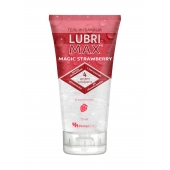 Интимный гель-смазка на водной основе Lubrimax Magic Strawberry - 75 мл. - ИнтелБИО - купить с доставкой в Салавате