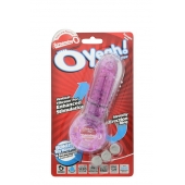 Фиолетовое эрекционное кольцо с вибрацией и пальчиком OYEAH PURPLE - Screaming O - в Салавате купить с доставкой