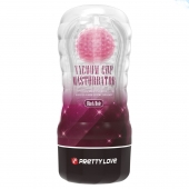 Прозрачный текстурированный мастурбатор Vacuum Cup Masturbator Black Hole - Baile - в Салавате купить с доставкой