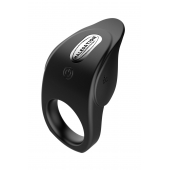 Черное эрекционное виброкольцо Vibro Lust Ring - MALESATION - в Салавате купить с доставкой