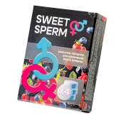 Шипучие таблетки для мужчин Sweet Sperm для изменения вкуса спермы (4 шт. по 0,5 гр.) - Капиталпродукт - купить с доставкой в Салавате