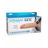 Полый страпон на ремнях 6’’ Hollow Silicone Strap-on - Pipedream - купить с доставкой в Салавате