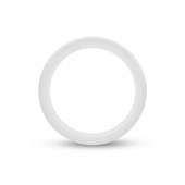 Белое люминесцентное эрекционное кольцо Silicone Glo Cock Ring - Blush Novelties - в Салавате купить с доставкой