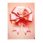 Пакет с принтом в виде банта с вырубной ручкой (30х40 см) - Сима-Ленд - купить с доставкой в Салавате