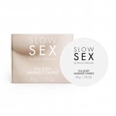 Массажная свеча для всего тела Slow Sex - 50 гр. - Bijoux Indiscrets - купить с доставкой в Салавате