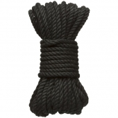 Черная верёвка для связывания и фиксации Bind Tie - 9,14 м. - Doc Johnson - купить с доставкой в Салавате