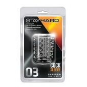 Прозрачная насадка с шипами и шишечками STAY HARD COCK SLEEVE 03 CLEAR - Blush Novelties - в Салавате купить с доставкой