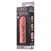 Фаллоудлинитель SUPER HERO Dewil - 17,5 см. - Lola Games - в Салавате купить с доставкой