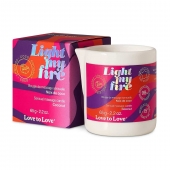 Массажная свеча Light My Fire Coconut с ароматом кокоса - 65 гр. - Love to Love - купить с доставкой в Салавате