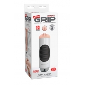 Мастурбатор-вагина Extreme Toyz Mega Grip Vibrating Stroker Mouth - Pipedream - в Салавате купить с доставкой