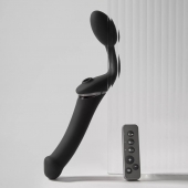 Черный безремневой вибрострапон Strap-On-Me Multi Orgasm Size XL - Strap-on-me купить в Салавате с доставкой в Orgasmix.ru Черный безремневой вибрострапон Strap-On-Me Multi Orgasm Size XL - Strap-on-me - купить с доставкой в Салавате