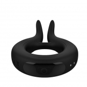 Черное эрекционное кольцо Marry Me Rechargeable Vibrating Cockring - Adrien Lastic - в Салавате купить с доставкой