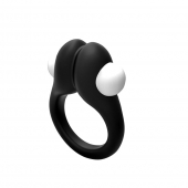 Черное эрекционное кольцо Zippy Vibrating Ring With Bullet - Adrien Lastic - в Салавате купить с доставкой