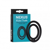 Черное двойное эрекционное кольцо Nexus Enduro Double - Nexus Range - в Салавате купить с доставкой