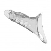 Прозрачная насадка на пенис - 22 см. - Baile - в Салавате купить с доставкой