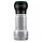 Набор PowerBlow   Feel Pocket Stroker Crystal: мастурбатор и интерактивная насадка - Kiiroo - в Салавате купить с доставкой