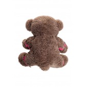 Бондажный набор: бурый мишка с розовыми оковами и наручниками - Pecado - купить с доставкой в Салавате