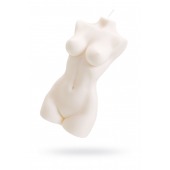 Белая интерьерная свеча в форме женского торса - 850 гр. - Pecado - купить с доставкой в Салавате