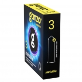 Супертонкие презервативы Ganzo Invisible - 3 шт. - Ganzo - купить с доставкой в Салавате