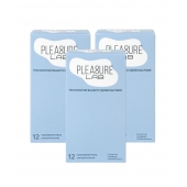 Набор из 3 упаковок ультратонких презервативов Pleasure Lab (по 12 шт.) - Pleasure Lab - купить с доставкой в Салавате