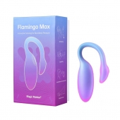 Голубой вибратор Flamingo Max - Magic Motion в Салавате Голубой вибратор Flamingo Max - Magic Motion