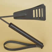 Черный кожаный стек «Сириус» - 60 см. - Sitabella - купить с доставкой в Салавате