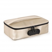 Золотистая сумочка для хранения игрушек Discreet Box - Dorcel - купить с доставкой в Салавате