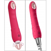 Малиновая насадка на душ с вибрацией Showers to orgasm - 20,1 см. - Orion - купить с доставкой в Салавате