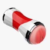 Двусторонний мастурбатор в колбе Power Grip Cup - вагина и ротик - Boys of Toys - в Салавате купить с доставкой