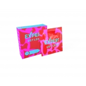 Презервативы с разогревающим эффектом Expert Hot Love - 3 шт. - Expert - купить с доставкой в Салавате