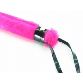 Нежная плеть с розовым мехом BDSM Light - 43 см. - БДСМ Арсенал - купить с доставкой в Салавате