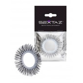 Круглое эрекционное кольцо с длинными «ресничками» - Sextaz - в Салавате купить с доставкой