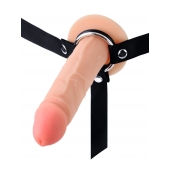 Мужской полый страпон на регулируемых ремнях - 18,5 см. - Sex Expert - купить с доставкой в Салавате