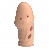 Телесная насадка на пенис Booker - 8 см. - Baile - в Салавате купить с доставкой