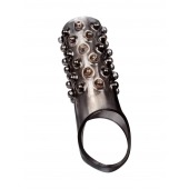 Дымчатая насадка на пенис с выпуклостями - 12 см. - Sex Expert - в Салавате купить с доставкой