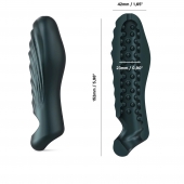 Серая силиконовая насадка на пенис с подхватом Manwan Ryzer - Manwan - в Салавате купить с доставкой