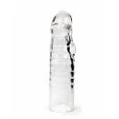 Прозрачная закрытая насадка на член - 15 см. - Sex Expert - в Салавате купить с доставкой